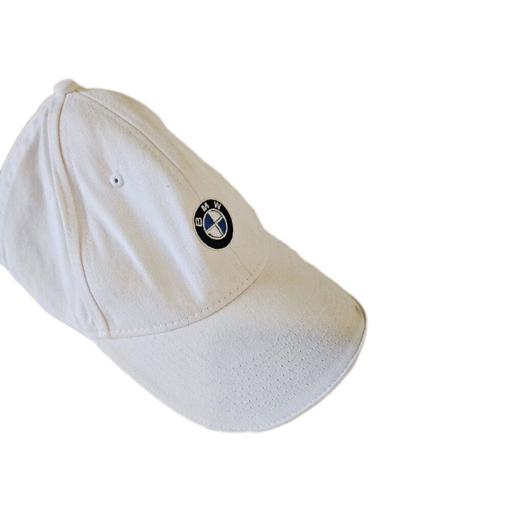 BMW White Adjustable Logo Baseball Cap - Picture 3 of 6